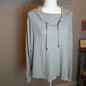 Pale Green Cowl Neck Top
